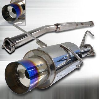 1995 1999 Nissan 240sx 3 Inch Inlet N1 Style Catback Exhaust with Burnt Tip Automotive