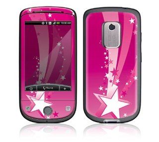 HTC Hero Decal Skin   Pink Stars 