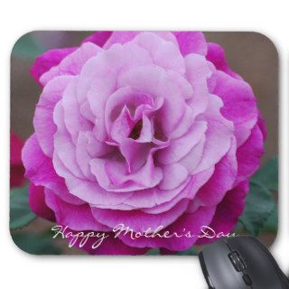 Happy Mother's Day Purple Rose Mousepad