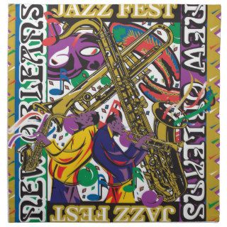 Jazz Fest New Orleans Napkins