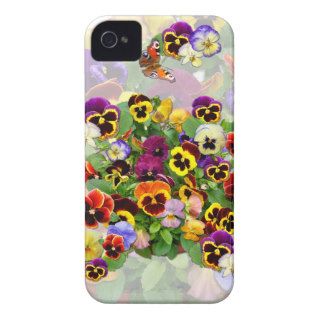 Pansy Display ~  iPhone 4/4S ID Case iPhone 4 Cases