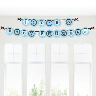 Silhouette Couples It's A Boy   Baby Shower Garland Banners Toys & Games