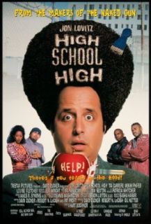 High School High 1996 Original Movie Poster Comedy Crime Romance Jon Lovitz, Louise Fletcher, Tia Carrere Entertainment Collectibles
