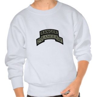 2nd Ranger Bn, Ranger Tab, ACU Pullover Sweatshirts