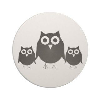 Black Owls Coaster