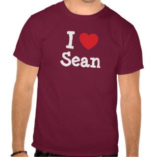 I love Sean heart T Shirt
