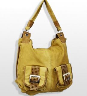 Double Handle Large Tote with Front Pocket Accents in Tan Shoes