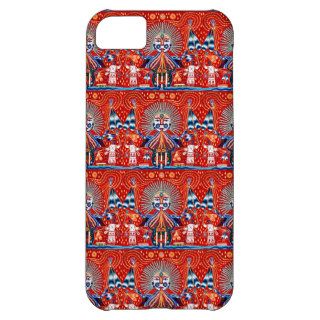 Huichol Oaxacan Mexican Ethnic Tribal Embroidery Cover For iPhone 5C