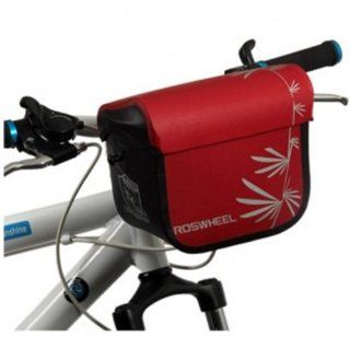 7.9inch Waterproof TPU Nylon Travelling Cycling Handlebar Camera Pack Bag Black Red  Bike Handlebar Bags  Sports & Outdoors