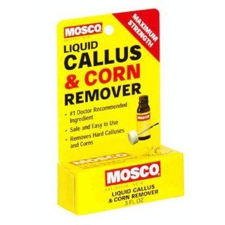 Mosco Callus and Corn Remover Liquid   0.3 oz  Corn And Callus Remover Cushions  Beauty