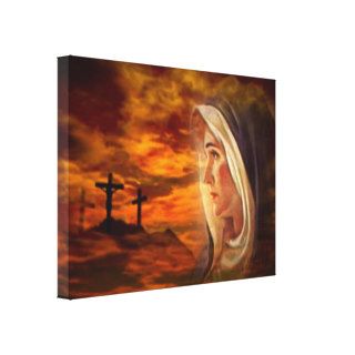 Blessed Virgin Mary   Mother of God Gallery Wrap Canvas
