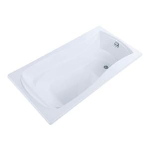 KOHLER Mariposa 6 ft. Reversible Drain Bathtub in White K 1259 0