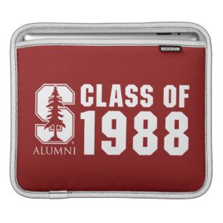 Block S Class of 1988 Stacked iPad Sleeves