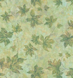Brewster 499 58731 Ivy Leaves Wallpaper, Green    