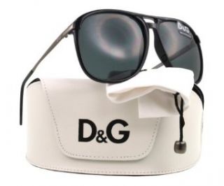 D&G 8095 501/87 Black 8095 Aviator Sunglasses D&G Clothing