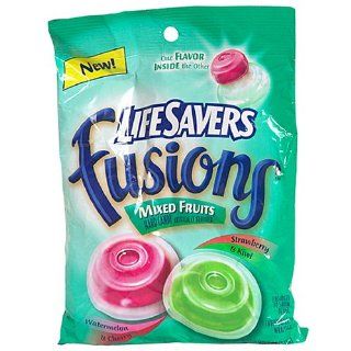 Life Savers Fusions Mixed Fruit, 6 Ounce Bags (Pack of 12)  Hard Candy  Grocery & Gourmet Food