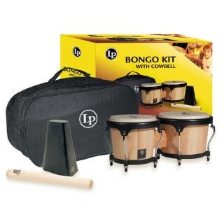 LCA501 Caliente Bongo Kit (Includes Cowbell Musical Instruments
