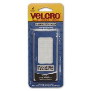 VELCRO Brand 4 in. X 2 in. Industrial Strength Strips 2 Pack 90200