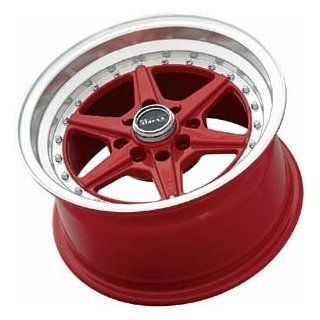 PRIMAX # 50158088 Wheels Primax Series 501; 15x8; 4x100 bolt pattern; red Automotive