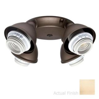 Casablanca 4 Light Antique Brass Integrated Socket Ring Fitter Ceiling Light Kit DISCONTINUED K44TA 4