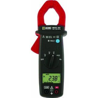 AEMC 502 True RMS Clamp Meter, 400A AC, Conductors to 28mm, Voltage, Frequency, and Resistance Measurement