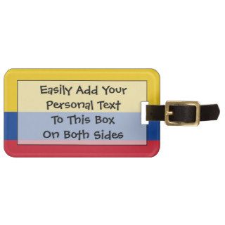 Flag of Colombia Easy ID Personal Bag Tag
