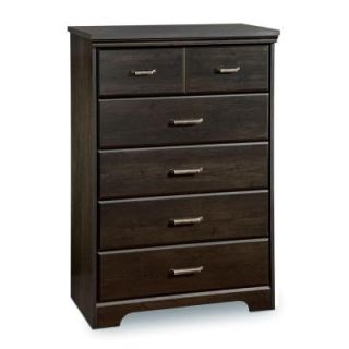 South Shore Furniture Versa 5 Drawer Chest in Ebony 3177035
