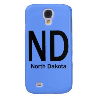 ND North Dakota plain black Samsung Galaxy S4 Covers