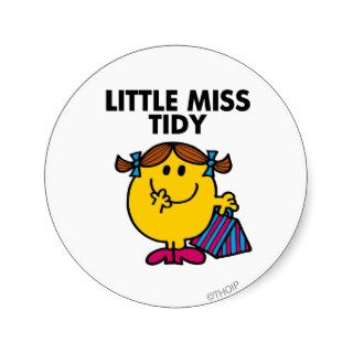 Little Miss Tidy Classic Sticker