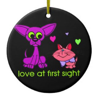 Love At First Sight Christmas Tree Ornaments
