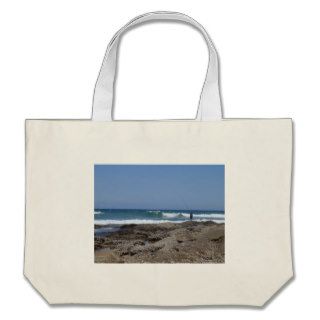 Beach Fisherman Tote Bags