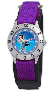 Disney Kids' D834S504 Fairies Silvermist Time Teacher Purple Velcro Strap Watch Watches