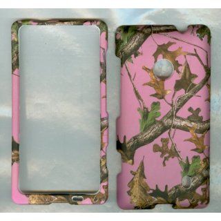 NOKIA LUMIA 521 520 T MOBILE AT&T METRO PCS PHONE CASE COVER FACEPLATE PROTECTOR HARD RUBBERIZED SNAP ON CAMO PINK ADVANTAGE TREE HUNTER NEW Cell Phones & Accessories