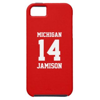 Rosso Corsa Sports Team Custom iPhone 5 Covers