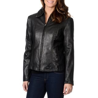 Whet Blu Women's Leather Jacket with Removable Lining Jackets