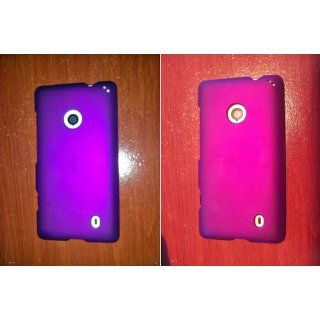 Generic Hard Cover Case for Nokia Lumia 521   Retail Packaging   Purple Cell Phones & Accessories