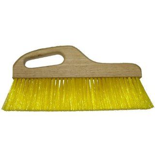 Magnolia Brush 521 Hand Held Concrete Finishing Brush, Poly Bristles, 3" Trim, 12" Length x 1 1/4" Width, Yellow (Case of 6) Cleaning Brushes