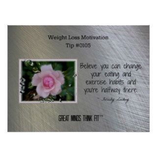 Weight Loss Motivation Poster Tip #0105