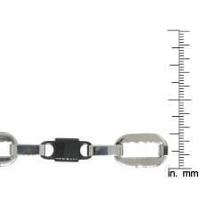 Stainless Steel Heavy Link Necklace and Bracelet Set Men's Bracelets