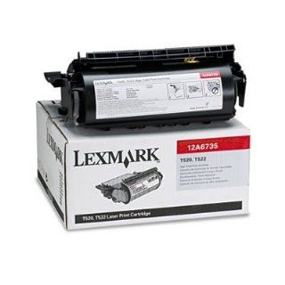 Lexmark 12A6735 Toner cartridge   1 x black   20000 pages   for T520, 522, X520, 522