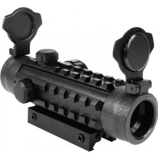 Tactical 1X25 Dual Illuminated Reflex Sight w/ Integral Mount System Fits AR15 M4 SIG 556 552 522 Hi Point 9mm .40 .45 Carbine FN SCAR ACR SU16 SU22 RUGER SR22 SR556 GunSite Scout Rifle  Rifle Scopes  Sports & Outdoors