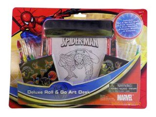 SpiderMan Deluxe Roll and Go Art Desk   Spider Man Art Set Toys & Games