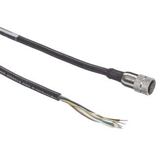 Banner MQVR3S 506 EZ Light Indicator Quick Disconnect Cable, AC Models, 5 Pins, Straight, 2 meters Cable Length