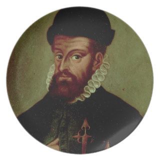 Francisco Pizarro (1478 1541) Spanish conquistador Dinner Plates