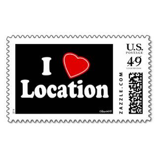 I Love II Stamp