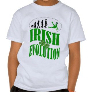 Irish evolution t shirt