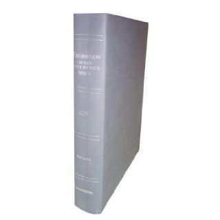 Thompson Chain Reference Bible (Style 507gray)   Regular Size KJV   Deluxe Kirvella Frank Charles Thompson 9780887075353 Books