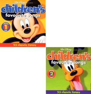 Walt Disney Records Children's Favorite Songs, Vol. 1 and 2 (2 Disks) Music