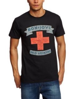 Bon Jovi Bad Medicine Official Mens New Black T Shirt All Sizes Clothing