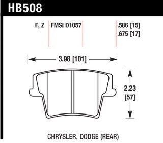 Hawk Performance HB508Z.586 Performance Ceramic Brake Pad Automotive